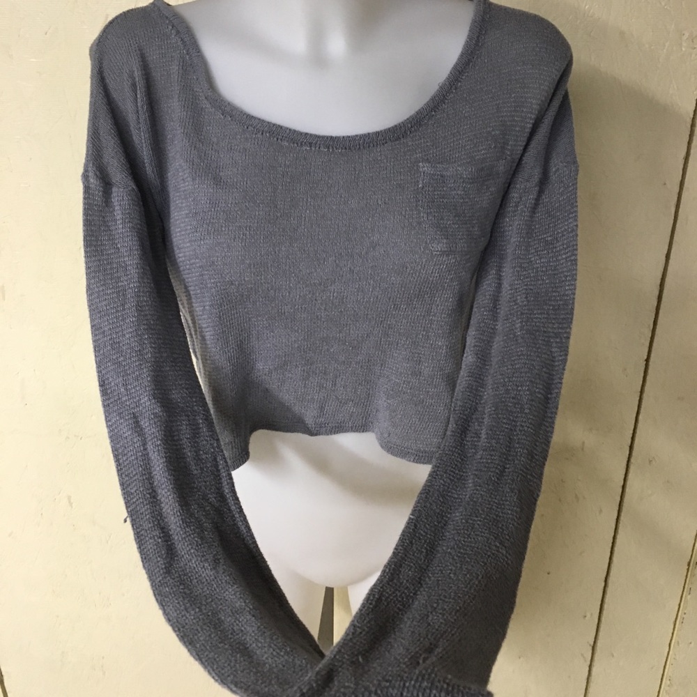Hollister Long Sleeve Crop Top